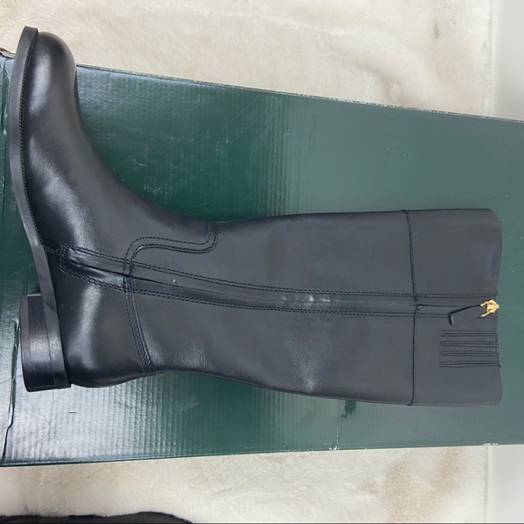 Lauren Ralph Lauren Bernadine Black Boots Sz:5B - Picture 8 of 13